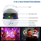 🌟 50% OFF NOW! 🌌 2-in-1 Rotating Star Projector Night Light – Starry Sky & Ocean Themes, Soothing Colors, Silent Rotation ✨