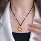 Elegant Gold Bow Pendant Necklace