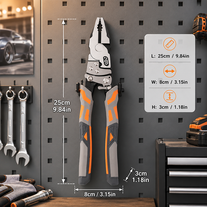 🔧 50% OFF NOW! ⚡ Ratchet Lineman's Pliers – Cut, Strip, Grip & Crimp – Self-Locking, Anti-Rust & All-in-One Electrician Essential 🛠️