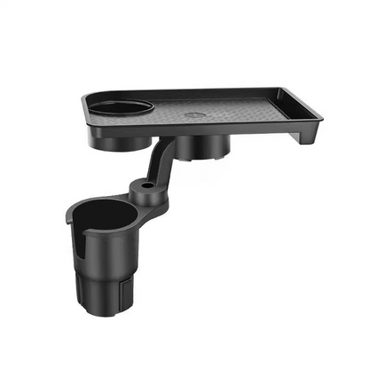 🚗 50% OFF NOW! 🍔 Car Cup Holder Tray – Stable Surface for Burgers, Coffee & More – 2-in-1 Design ☕