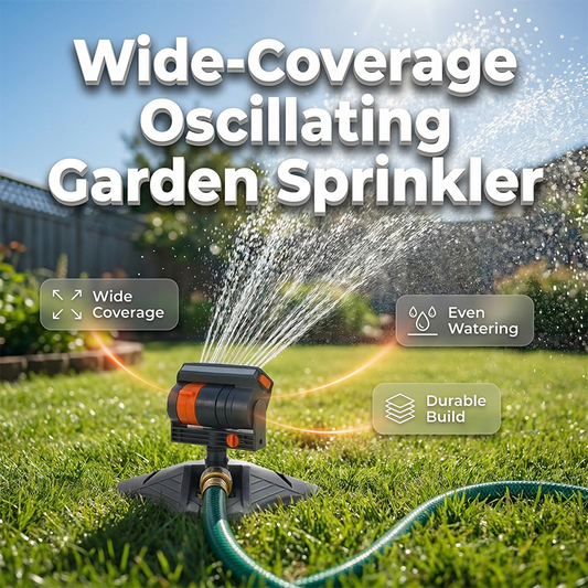 💧🌸 50% OFF! 🌿Wide-Coverage Automatic Rotating Garden Sprinkler – Oscillating rain-like hydration for lush lawns.