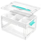 📦 50% OFF NOW! 🧸 Clear Stackable Storage Bin – Large Capacity, Dual-Layer Design, Removable Dividers & Find Toys Instantly ✨