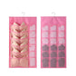 👙🧺 50% OFF! 🔄Double-Sided Storage Underwear Hanging Organizer – Transparent mesh, rotatable hook, space-saving design.
