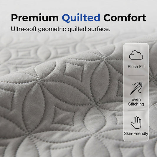 🥳2026 HOT SALE🛏️Quilted Waterproof Mattress Protector – Blocks spills & stains, keeps your mattress fresh. Deep pocket, no shifting. Sleep soundly! 😴✨
