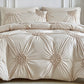 🧵 2026 Sale — Over 36,000 Sold! 🛏️ Pinch Pleat Duvet Set – Wrinkle-Resistant Sanctuary ✨