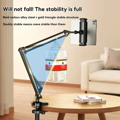 📱🔄 50% OFF! Hidden Tablet Stand – Fits Gaps, 4 Joints, 360° Rotation, Hands-Free