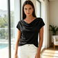 👗🌟 50% OFF! 🎁Cowl Neck Top – A must-have gift for her.