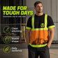 👷‍♂️🔦 LIMITED TIME 50% OFF! 🦺High-Visibility Work T-Shirt – Neon bright & reflective stripes – Stay seen, stay safe on site.