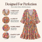 🌴🌊 LIMITED TIME 50% OFF! 🌺Women's Bohemian Floral V-Neck Dress – Flowy silhouette & vibrant blooms – Perfect for beach getaways.