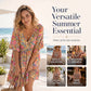 🌴🌊 LIMITED TIME 50% OFF! 🌺Women's Bohemian Floral V-Neck Dress – Flowy silhouette & vibrant blooms – Perfect for beach getaways.