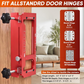 🚪 50% OFF NOW! 📐 Hinge Mortise Jig Kit – Adjustable, Durable Aluminum & Easy Clamping 🔩
