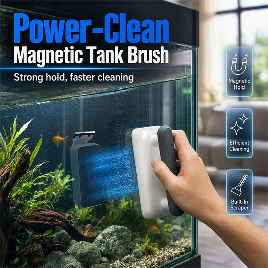 🐠🧲 50% OFF! Magnetic Aquarium Glass Cleaner Tool – Dual-Sided, Algae-Free, Scratch-Proof