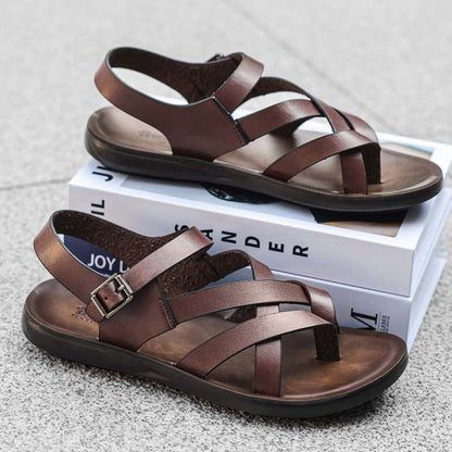 👞 50% OFF NOW! 🏖️ Roman Adjustable Sandals – Barefoot Comfort, Soft Flex Sole & Timeless Style for Summer ✨