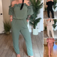 🌸🌊✨ 50% OFF! Off-Shoulder Frill Jumpsuit – Elegant, breezy, perfect for holidays.