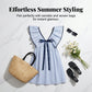 🌸👗 LIMITED TIME 50% OFF! 🎀V-Neck Babydoll Mini Dress – Cute, flared, everyday charm.