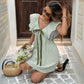 🌸👗 LIMITED TIME 50% OFF! 🎀V-Neck Babydoll Mini Dress – Cute, flared, everyday charm.