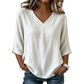 🔄👗 LIMITED TIME 50% OFF! 🌸V-Neck Flowy Top – Versatile style & all-day comfort – Pair with jeans, skirts, or shorts.