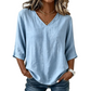 🔄👗 LIMITED TIME 50% OFF! 🌸V-Neck Flowy Top – Versatile style & all-day comfort – Pair with jeans, skirts, or shorts.