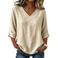 🔄👗 LIMITED TIME 50% OFF! 🌸V-Neck Flowy Top – Versatile style & all-day comfort – Pair with jeans, skirts, or shorts.