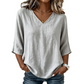 🔄👗 LIMITED TIME 50% OFF! 🌸V-Neck Flowy Top – Versatile style & all-day comfort – Pair with jeans, skirts, or shorts.