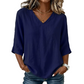 🔄👗 LIMITED TIME 50% OFF! 🌸V-Neck Flowy Top – Versatile style & all-day comfort – Pair with jeans, skirts, or shorts.