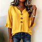 👚🌸✨ 50% OFF! V-Neck Ruffle Blouse – Elegant, feminine, lightweight.