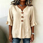 👚🌸✨ 50% OFF! V-Neck Ruffle Blouse – Elegant, feminine, lightweight.