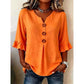 👚🌸✨ 50% OFF! V-Neck Ruffle Blouse – Elegant, feminine, lightweight.