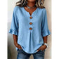 👚🌸✨ 50% OFF! V-Neck Ruffle Blouse – Elegant, feminine, lightweight.