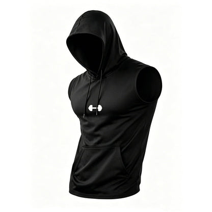 🏃‍♂️✨ LIMITED TIME 50% OFF! 🔄Sleeveless Gym Hoodie – Full range of motion & cool comfort – Move without limits.