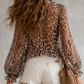 🌸🍃👕 50% OFF! V-Neck Leopard Top – Classic print, everyday comfort.