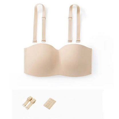 💪✨ LIMITED TIME 50% OFF! 👙Invisible Push-Up Bandeau – Seamless lift & strapless support.