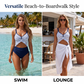 👙🌊 LIMITED TIME 50% OFF! 🌸Women Two Piece High Waisted Ruffle Swimsuit – Flattering High Waist & Ruffled Detail – Perfect for Beach Days, Sun & Fun ☀️