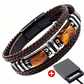🪨 Braided PU Leather Bracelet