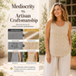 🍃☁️ 50% OFF! 🌿Cotton Linen Embroidered Tank – Breathable & lightweight – All-day comfort.