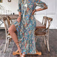 🌸🌿 LIMITED TIME 50% OFF! 🌺Women's Summer V-Neck Floral Dress – Floral print & breezy fit – Perfect for sunny days.