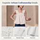 🌸✨ LIMITED TIME 50% OFF! 👗French Square Neck Lace Top – Romantic ruffle & delicate lace – Channel Parisian chic every day.