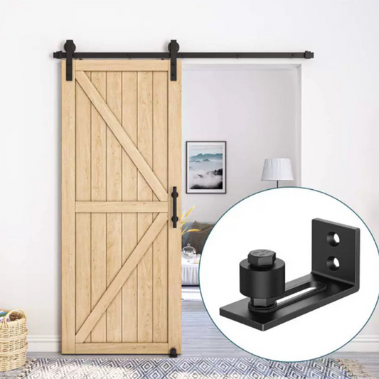 🚪 50% OFF NOW! 🔧 Wall Mounted Floor Guide – Adjustable Roller, Silent Glide & Heavy-Duty 🏠