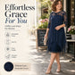 👗✨ LIMITED TIME 50% OFF! 🌹Women's Lace Splicing Midi Dress – Delicate lace & 3/4 sleeves – Effortless romance for any occasion.