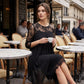 👗✨ LIMITED TIME 50% OFF! 🌹Women's Lace Splicing Midi Dress – Delicate lace & 3/4 sleeves – Effortless romance for any occasion.