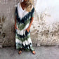 🎨✨ LIMITED TIME 50% OFF! 🦋V-Neck Printed Maxi Dress – Unique pattern & flattering drape – Stand out with effortless grace.