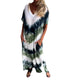 🎨✨ LIMITED TIME 50% OFF! 🦋V-Neck Printed Maxi Dress – Unique pattern & flattering drape – Stand out with effortless grace.