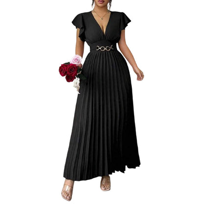 🍃💃 LIMITED TIME 50% OFF! 🌊Flowy Pleated Maxi Dress – Lightweight fabric & romantic movement – Twirl through your day with ease.