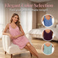 💤🌸 LIMITED TIME 50% OFF! 🌙Lace V-Neck Nightdress – Soft modal & comfy loose fit.