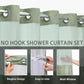 🛁✨50% OFF! 🚿🪟 Waffle Pattern Shower Curtain – Waterproof, Easy Install & Privacy Protection. Over 12,658 Bathrooms Upgraded!✨