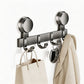 🚪 50% OFF NOW! 📌 Suction Cup Over Door Hook Rack – Tool-Free Install, Strong Hold, No Drilling & Clutter-Free Entryway ✨