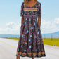 👗✨ LIMITED TIME 50% OFF! 🌸Bohemian Print Dress – Feminine ruffles & delicate waist tie – Elevate your everyday elegance.