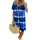 🎨👗 LIMITED TIME 50% OFF! 🐆Tie Dye Leopard V-Neck Dress – Bold print & relaxed fit – Make a statement effortlessly. 🌟