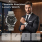 ⌚ 50% OFF NOW! 💼 Classic Men's Elegant Quartz Watch – Precision Chronograph, Stainless Steel Band, Mineral Glass & Timeless Business Style ✨