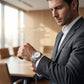⌚ 50% OFF NOW! 💼 Classic Men's Elegant Quartz Watch – Precision Chronograph, Stainless Steel Band, Mineral Glass & Timeless Business Style ✨